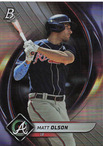 2022 Bowman Platinum Matt Olson #28