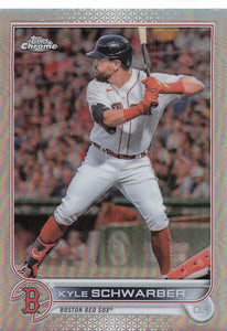 2022 Topps Chrome Refractor Kyle Schwarber #110