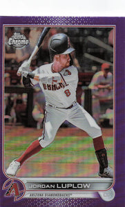 2022 Topps Chrome Update Purple Refractor Jordan Luplow #USC26