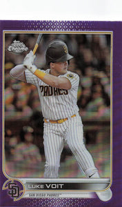 2022 Topps Chrome Update Purple Refractor Luke Voit #USC82
