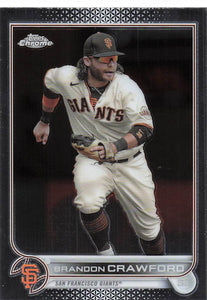 2022 Topps Chrome Brandon Crawford #115