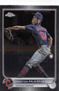 2022 Topps Chrome Triston McKenzie #142