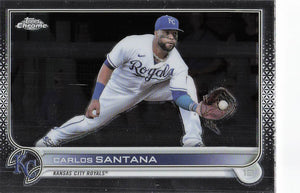 2022 Topps Chrome Carlos Santana #143