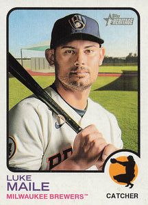 2022 Topps Heritage Luke Maile #454