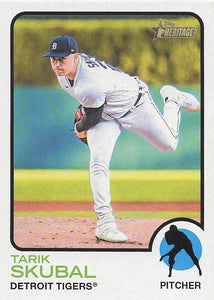 2022 Topps Heritage Tarik Skubal #709