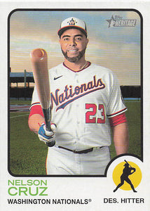 2022 Topps Heritage Nelson Cruz #719