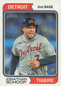 2023 Topps Heritage Jonathan Schoop #725
