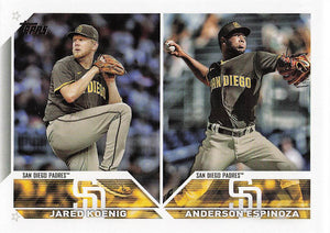 2023 Topps Update Jared Koenig / Anderson Espinoza #US265 RC