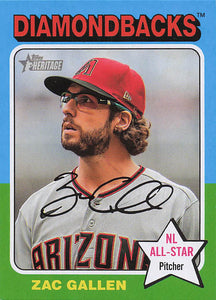 2024 Topps Heritage Zac Gallen #21 SP