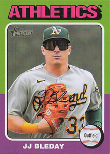 2024 Topps Heritage JJ Bleday #23 SP