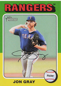 2024 Topps Heritage Jon Gray #66 SP