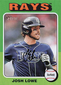 2024 Topps Heritage Josh Lowe #122
