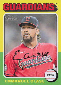 2024 Topps Heritage Emmanuel Clase #129