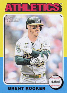 2024 Topps Heritage Brent Rooker #145