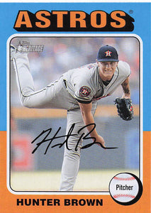 2024 Topps Heritage Hunter Brown #156