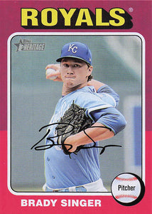 2024 Topps Heritage Brady Singer #164