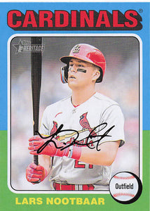 2024 Topps Heritage Lars Nootbaar #166