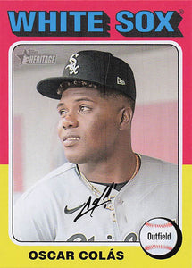 2024 Topps Heritage Oscar Colás #218