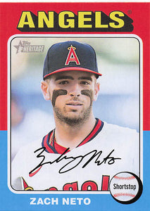 2024 Topps Heritage Zach Neto #265