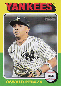 2024 Topps Heritage Oswald Peraza #273