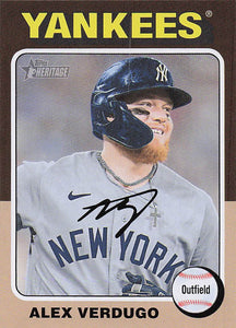 2024 Topps Heritage Alex Verdugo #275