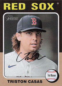 2024 Topps Heritage Triston Casas #352