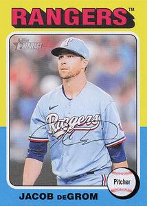 2024 Topps Heritage Jacob deGrom #355