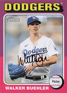 2024 Topps Heritage Walker Buehler #363