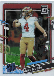 2023 Donruss Optic Football Jake Moody #289 RC