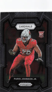 2023 Prizm Football Paris Johnson Jr. #304 RC