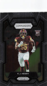 2023 Prizm Football K.J. Henry #400 RC