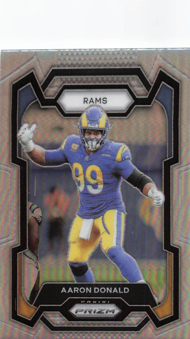2023 Prizm Football Silver Prizm Aaron Donald #162