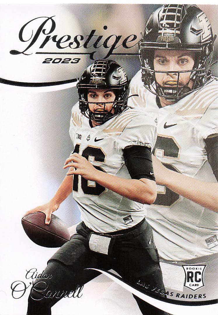 2023 Prestige Football Aidan O'Connell #301 RC
