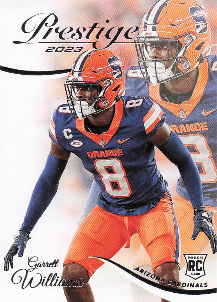 2023 Prestige Football Garrett Williams #338 RC