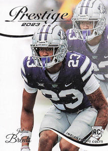 2023 Prestige Football Julius Brents #354 RC