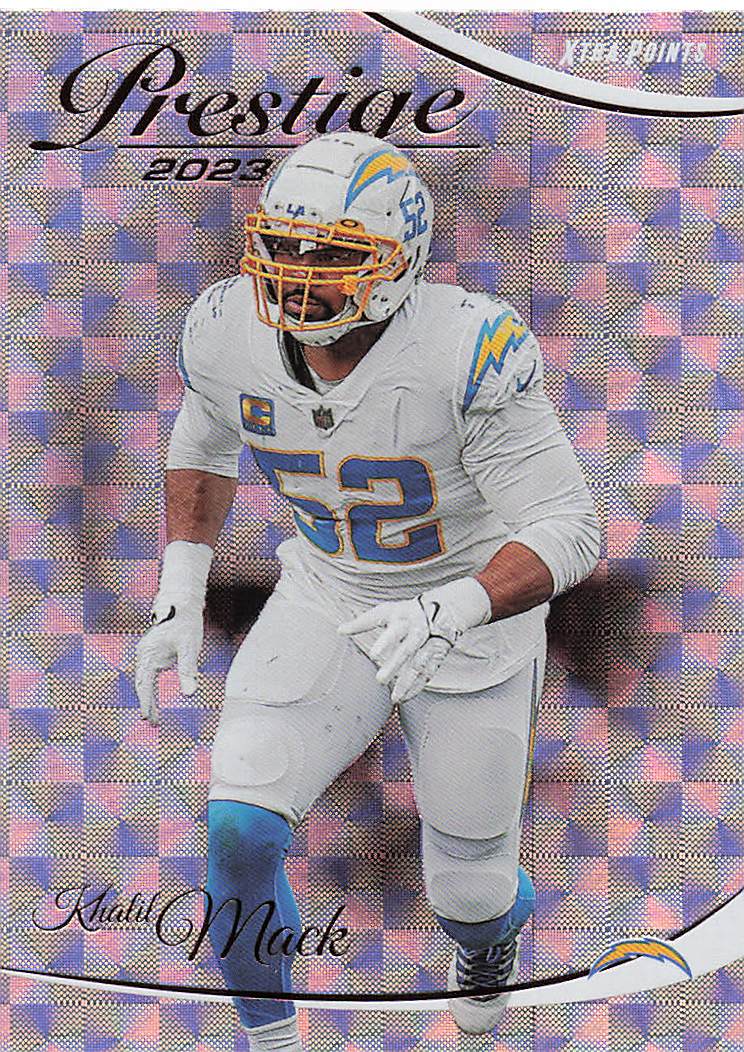 2023 Prestige Football Xtra Points Hyper Khalil Mack #165
