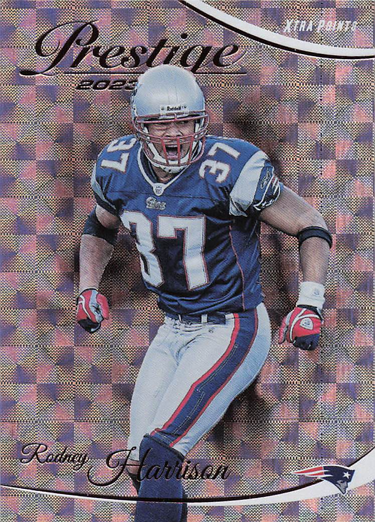 2023 Prestige Football Xtra Points Hyper Rodney Harrison #202