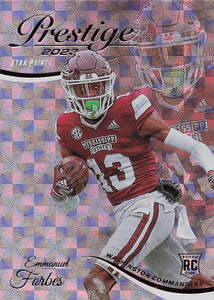 2023 Prestige Football Xtra Points Hyper Emmanuel Forbes #335 RC