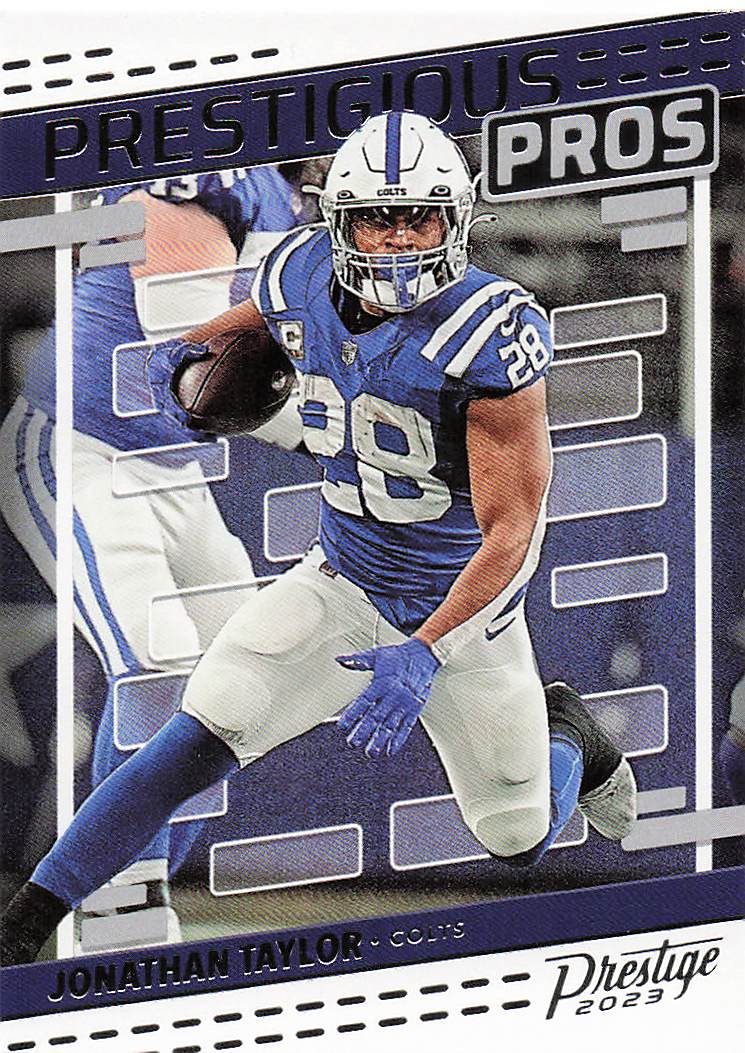 2023 Prestige Football Prestigious Pros Jonathan Taylor #PP-7
