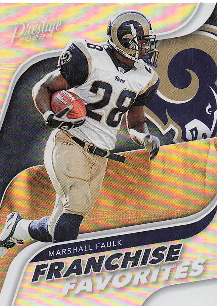 2023 Prestige Football Franchise Favorites Marshall Faulk #FF-10