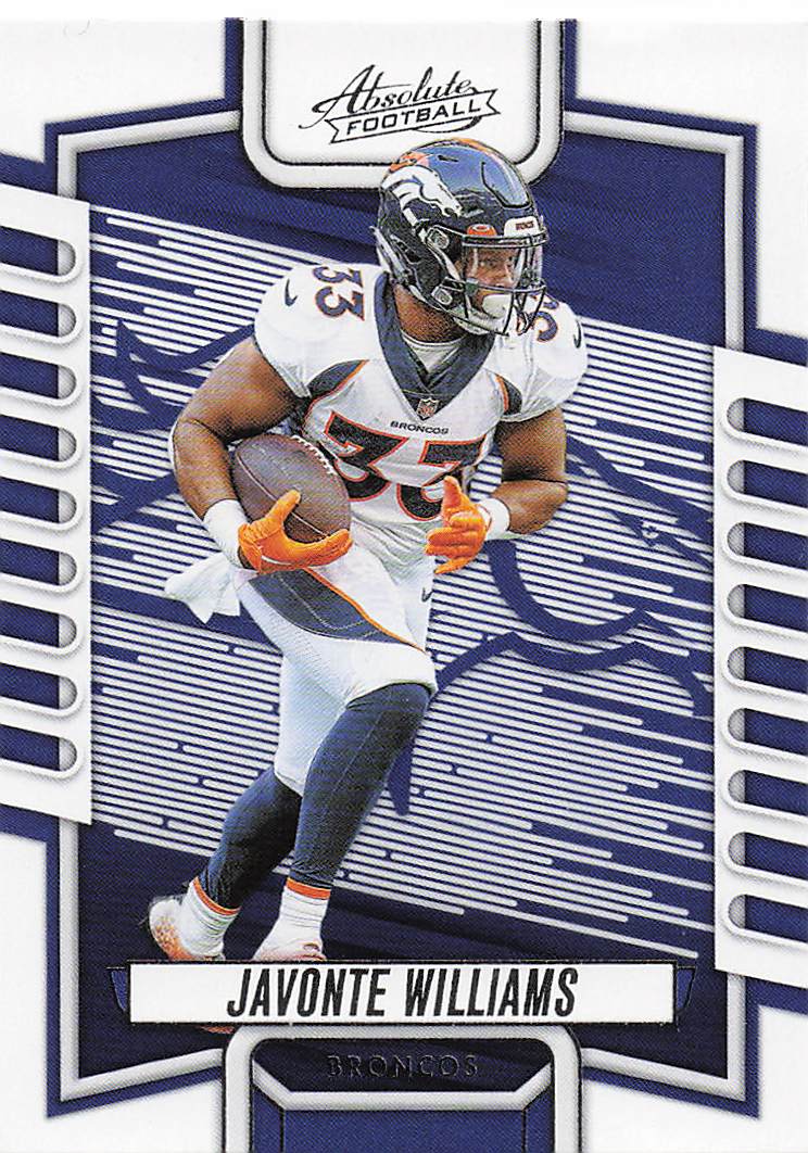 2023 Absolute Football Javonte Williams #54