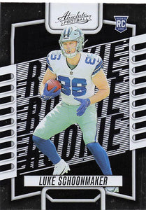 2023 Absolute Football Luke Schoonmaker #121 RC