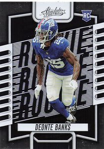 2023 Absolute Football Deonte Banks #156 RC