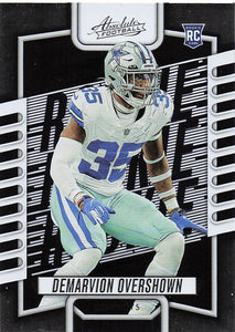 2023 Absolute Football Demarvion Overshown #186 RC