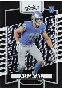 2023 Absolute Football Green Jack Campbell #154 RC
