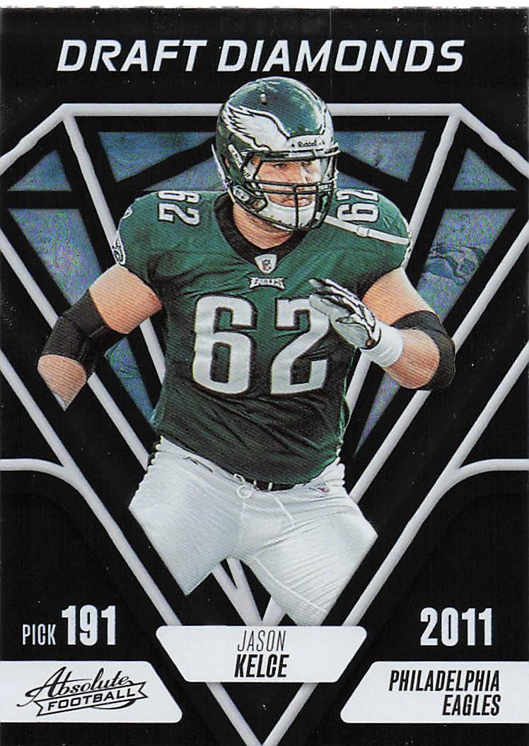 2023 Absolute Football Draft Diamonds Jason Kelce #DD-5