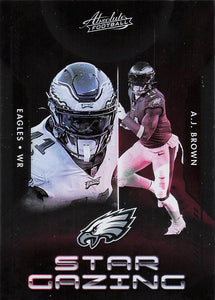 2023 Absolute Football Star Gazing A.J. Brown #SG-14