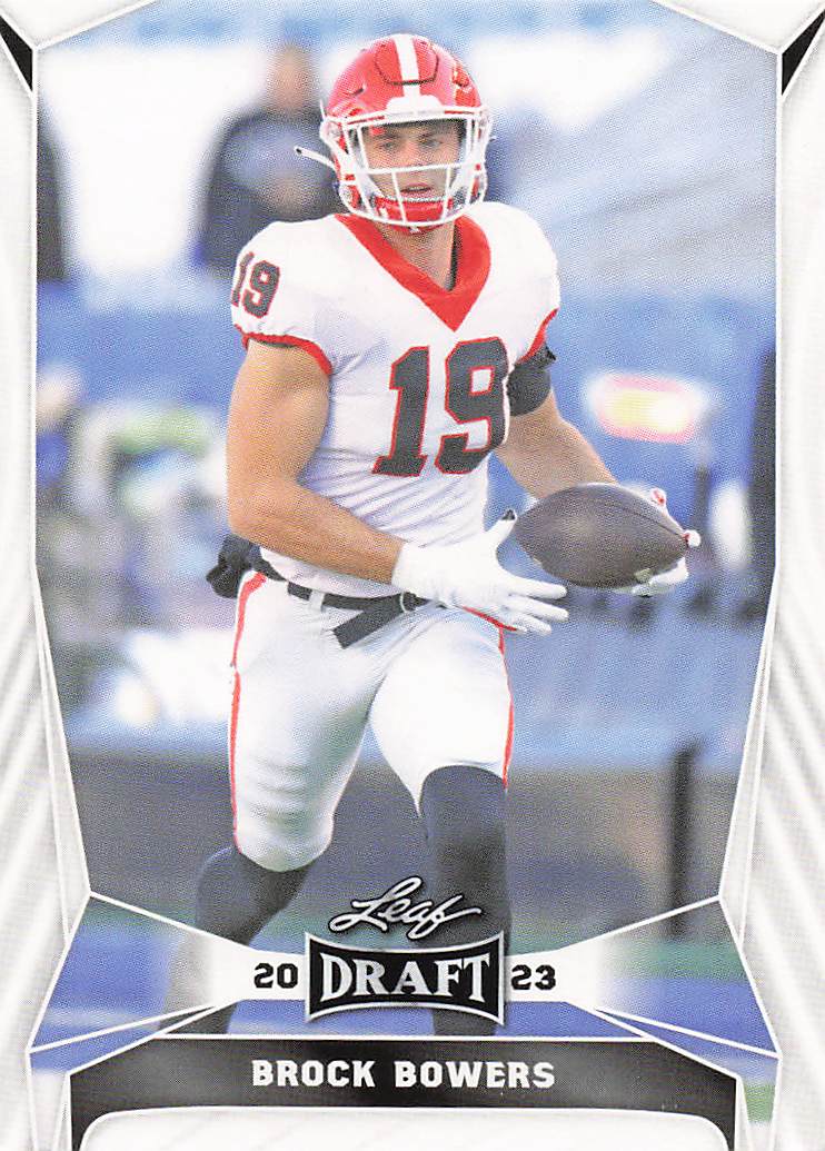 2023 Leaf Draft Brock Bowers #18