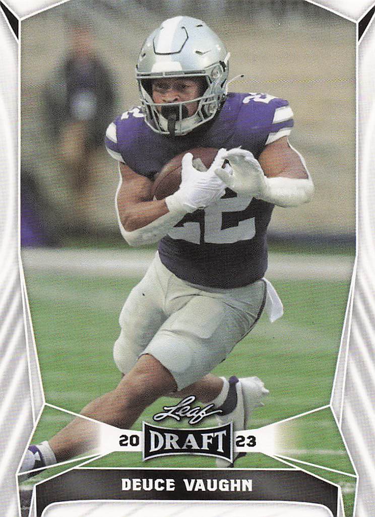 2023 Leaf Draft Deuce Vaughn #21