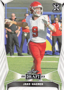 2023 Leaf Draft Jake Haener #51